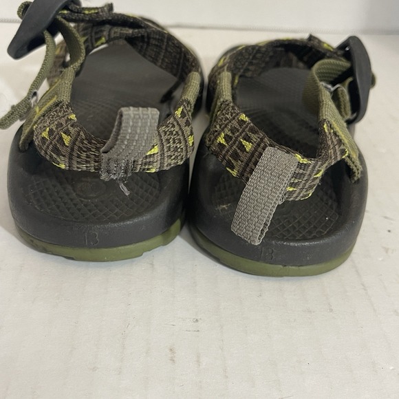 Chaco Unisex Kids Green Brown Strappy Sandal‎ 13 - Picture 4 of 5